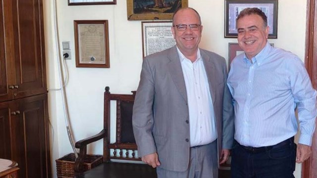 Συνάντηση του Δημάρχου Σύρου – Ερμούπολης με τον Δήμαρχο Παλλήνης