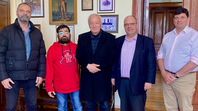 Συνάντηση του Δημάρχου Σύρου – Ερμούπολης με τον Βουλευτή Κυκλάδων κ. Μάρκο Καφούρο