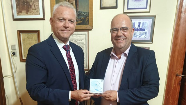 Συνάντηση του Δημάρχου Σύρου - Ερμούπολης με τον νέο Γενικό Γραμματέα Αιγαίου και Νησιωτικής Πολιτικής