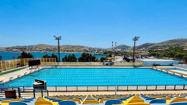 Έναρξη λειτουργίας της μεγάλης πισίνας στο ΑΚΔΕ – ΣΥΡΟΥ