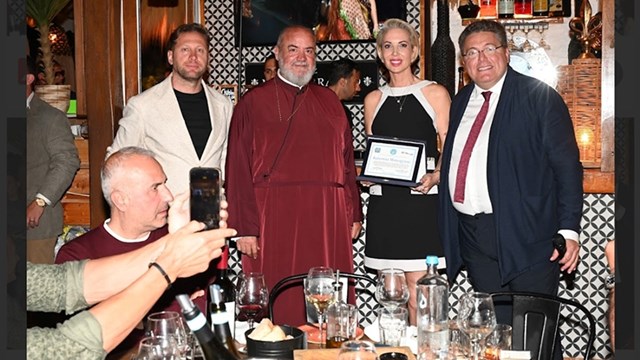 Τιμητική διάκριση για την Κατερίνα Μονογυιού από το Ίδρυμα E-Novation και τον Σύλλογο Ιταλών Μυκόνου