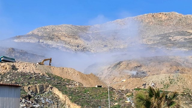 Ευχαριστήριο του Δήμου σε όσους βοήθησαν στην κατάσβεση της φωτιάς στον ΧΥΤΑ