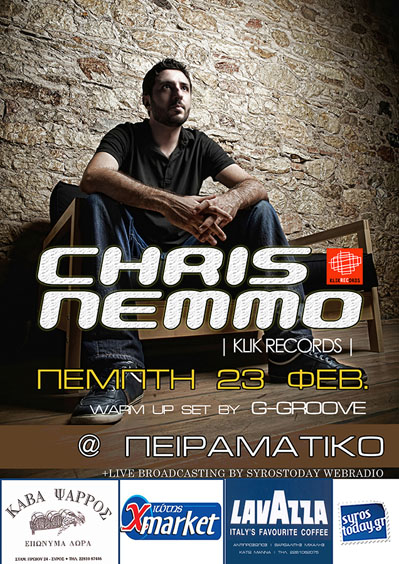 Chris Nemmo @ Πειραματικό bar