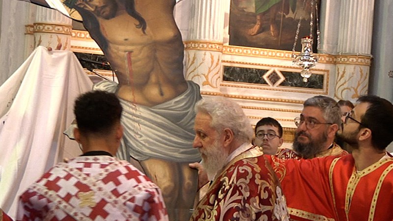 Αποκαθήλωση στον Ι.Ν.Αγίου Νικολάου