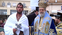 Εορτασμός των Θεοφανείων 2012. Κατάδυση Τιμίου Σταυρού